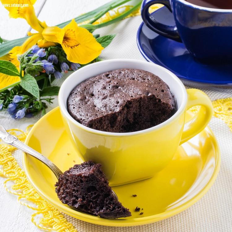  كيك الشوكولاتة بالمايكرويف