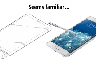 تكشف سامسونج عن براءة اختراع تحويل GALAXY NOTE EDGE الي GALAXY S7 